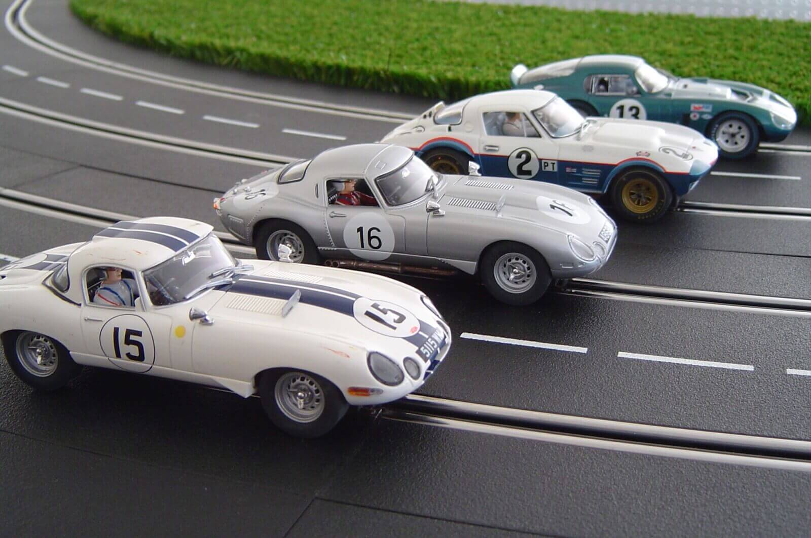 Oldtimer-Slotcars aus dem Fuhrpark